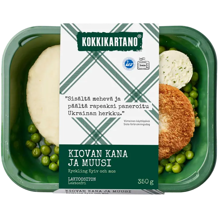Kokkikartano Kiovan kana ja muusi 350g