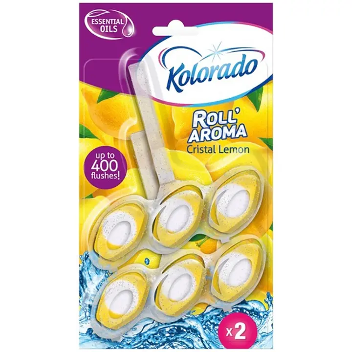 Kolorado WC-seep Roll'Aroma Lemon duopakk 2x51g