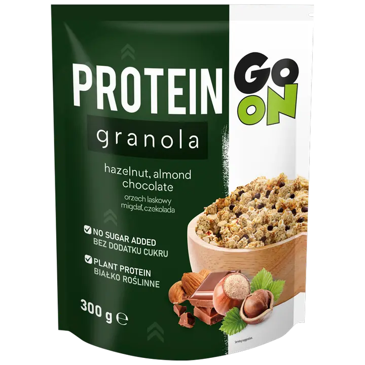 Sante go on protein granola röstitud müsli pähklite ja šokolaadiga 300 g