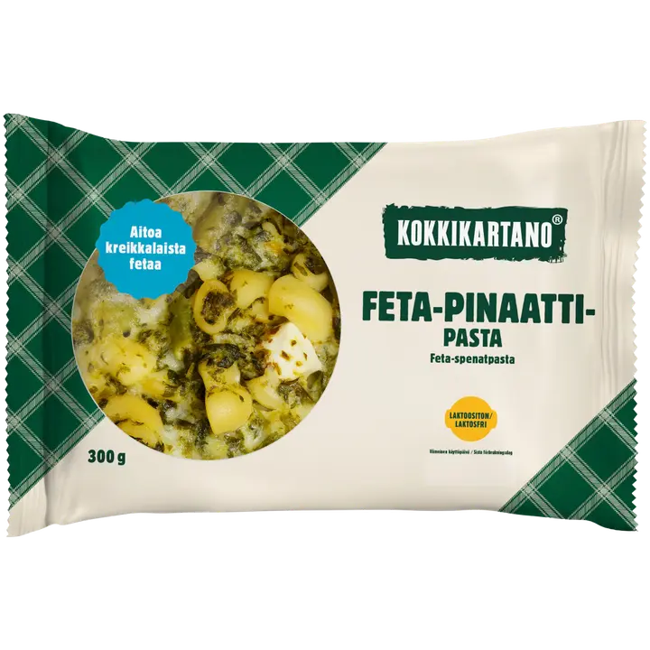 Kokkikartano Feta-pinaattipasta 300g