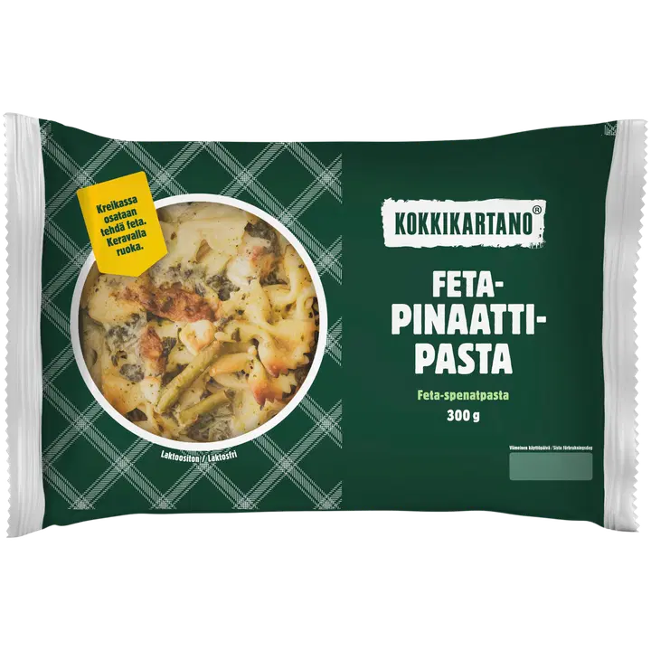Kokkikartano Feta-pinaattipasta 300g