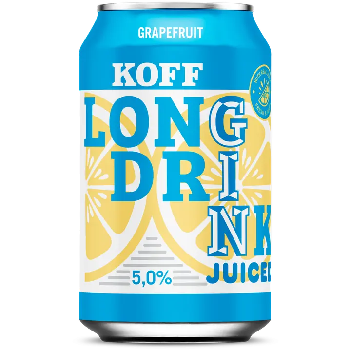 Koff Long Drink Juiced Grapefruit muu alkohoolne jook 5%vol 330 ml