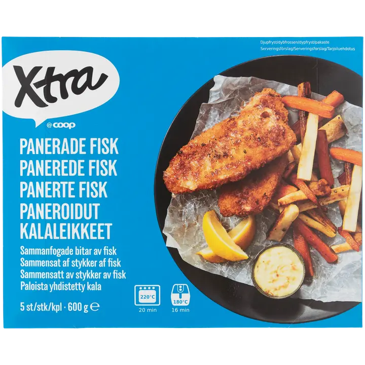 Xtra paneroidut kalafileet pakaste 600 g