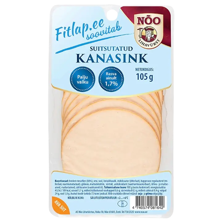 Nõo Fitlap Kanasink 105 G