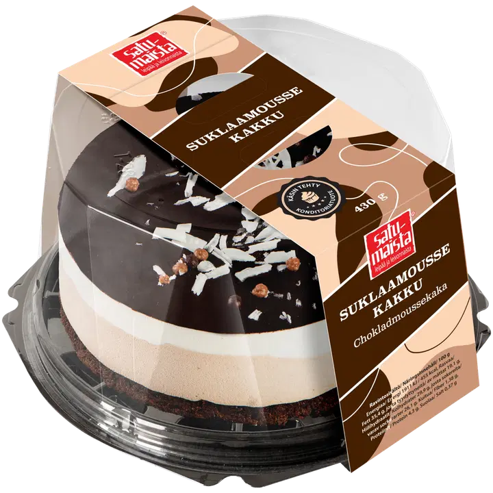 Satumaista Suklaamoussekakku 430g