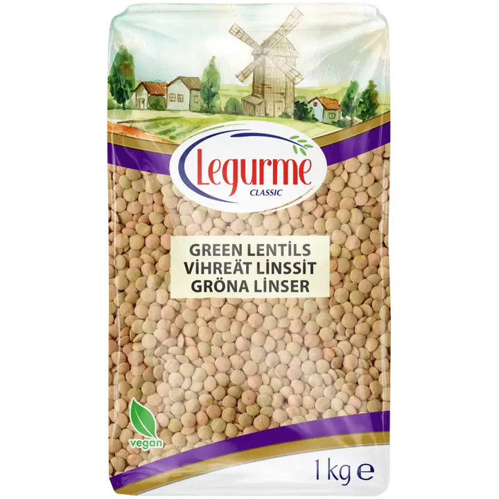 Legurme Vihreät linssit 1 kg