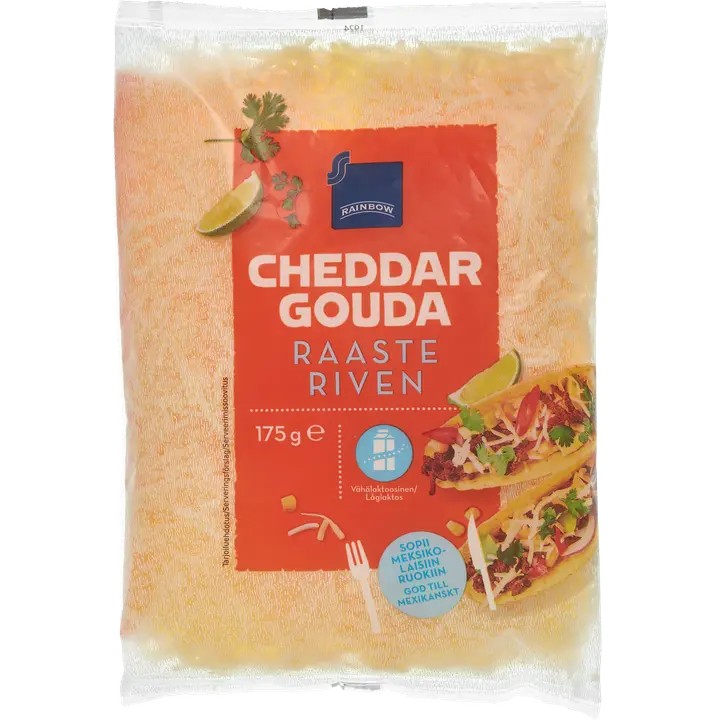 Cheddari-gouda riivjuust, 175 g