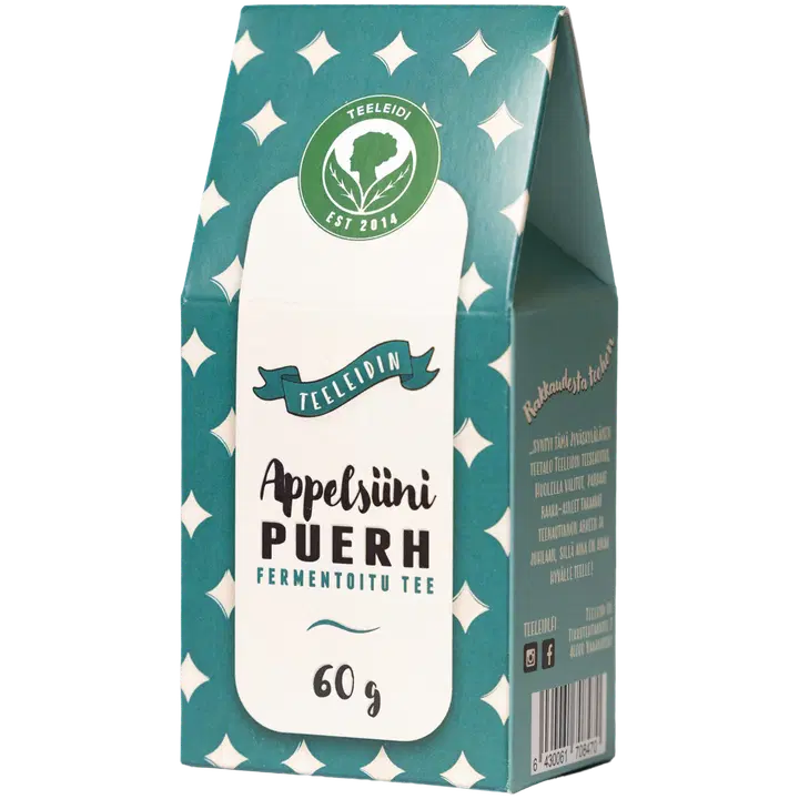 Appelsiini puerh 60g Teeleidi