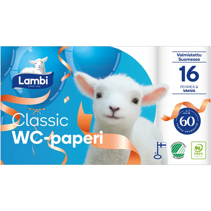 Tualettpaber 3-kihiline 16 rulli