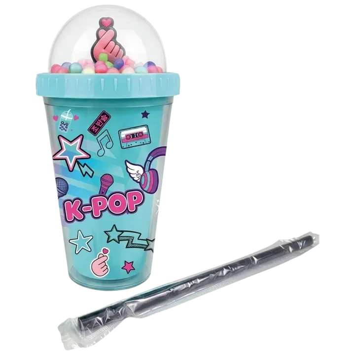 Joogitops kõrrega K-POP light 450 ml