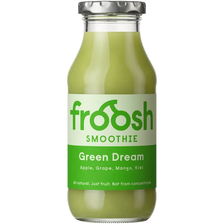 Froosh Smoothie Green Dream 250 ml, Omena, viinirypäle, mango, kiivi
