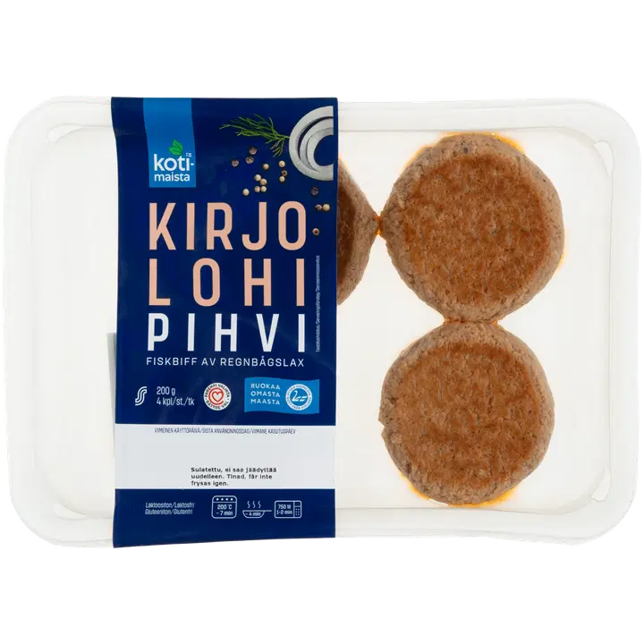 Kotimaista Kirjolohipihvi 200 g