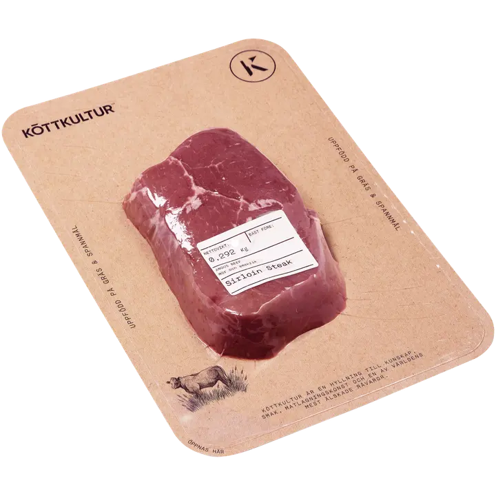 Lihakulttuuri sirloin steak/naudan grillipihvi n. 300 g
