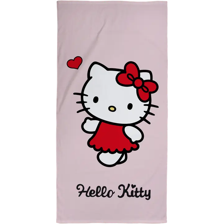 Hello Kitty lasten kylpypyyhe 70x140 cm pinkki