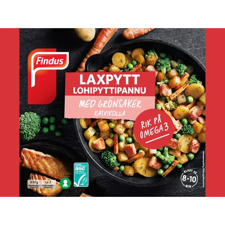 Findus Lohipyttipannu ASC, 820g