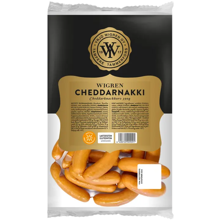 Wigren Cheddarnakki 390g