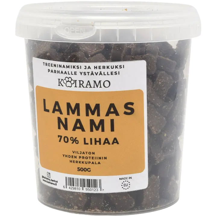 Lammgodis 70% lamm 500g Koiramo