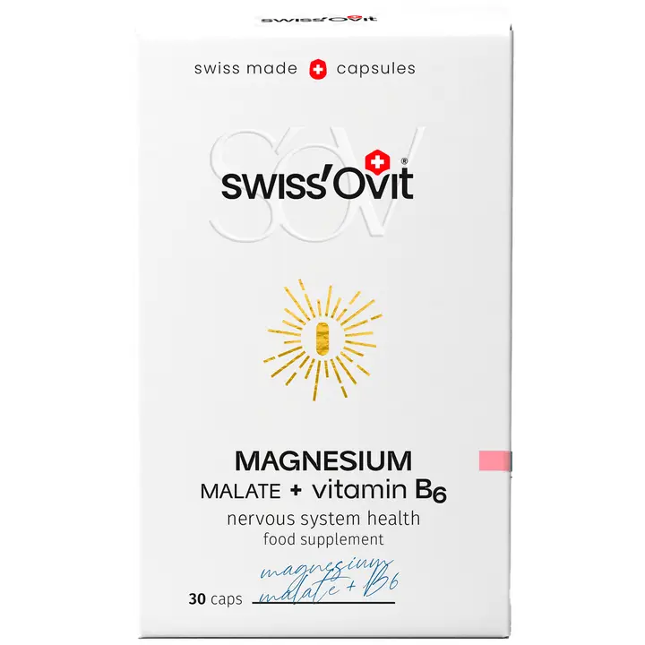 Swiss´Ovit Magnesium Malate + Vitamiin B6 N30