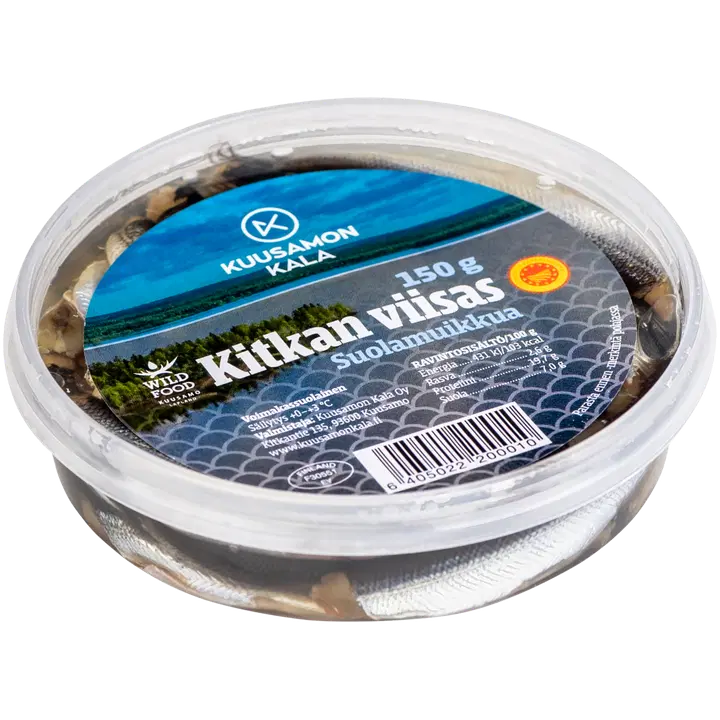 Kuusamon kala Kitkan viisas suolamuikkua 150g