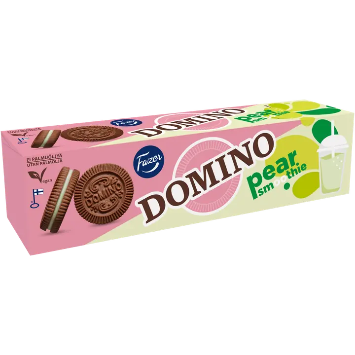 Fazer Domino Pear Smoothie täytekeksi 175g
