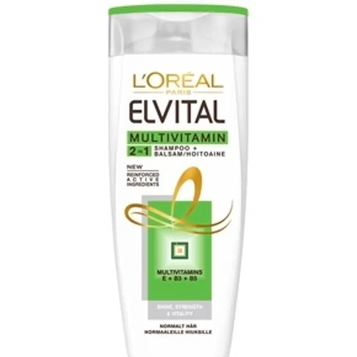 L'Oréal Paris Elvital Multivitamin 2in1 Shampoo ja Hoitoaine normaaleille hiuksille 400ml