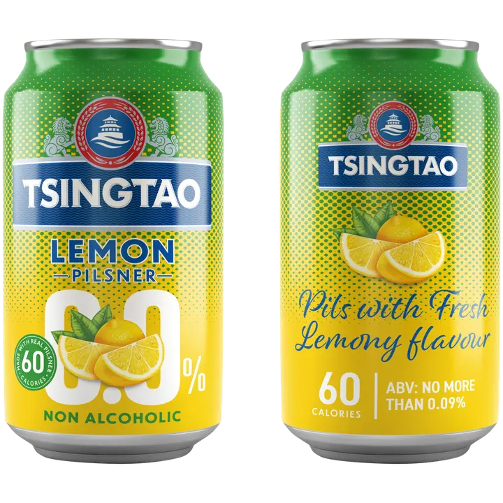 Tsingtao Lemon Pilsner olut 0% 0,33l tlk