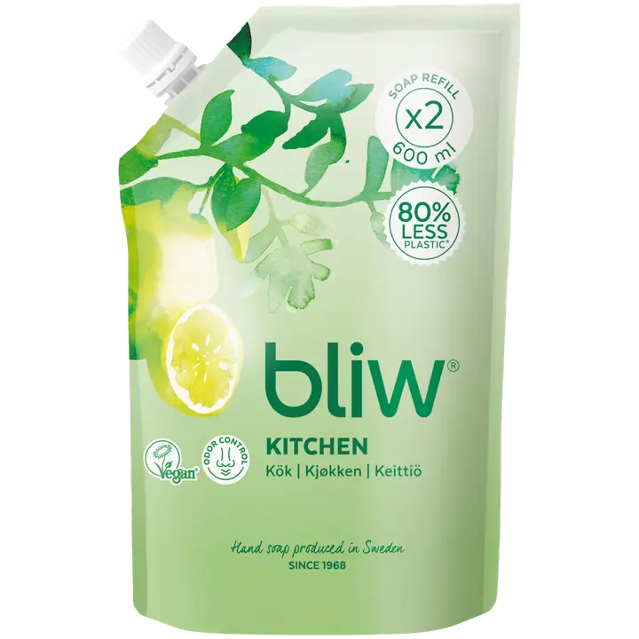 Bliw Keittiö Villitimjami & Lime täyttöpussi nestesaippua 600ml