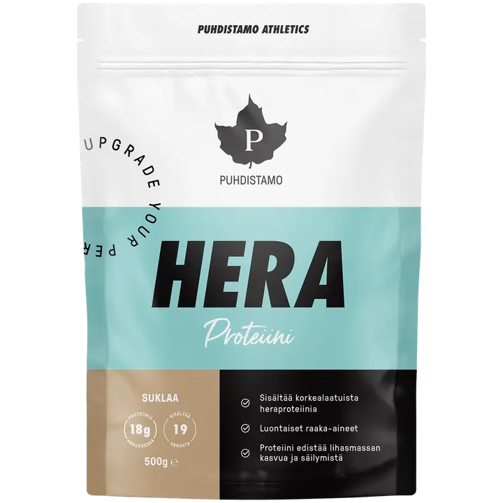 Puhdistamo Athletics Heraproteiini Suklaa 500 g