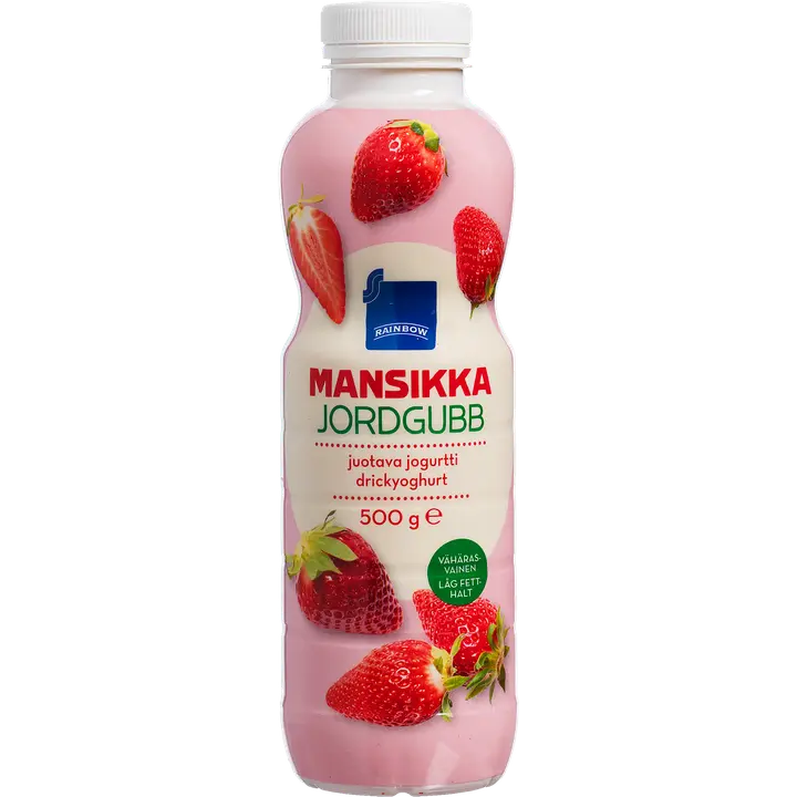 Rainbow maasika joogijogurt 500g