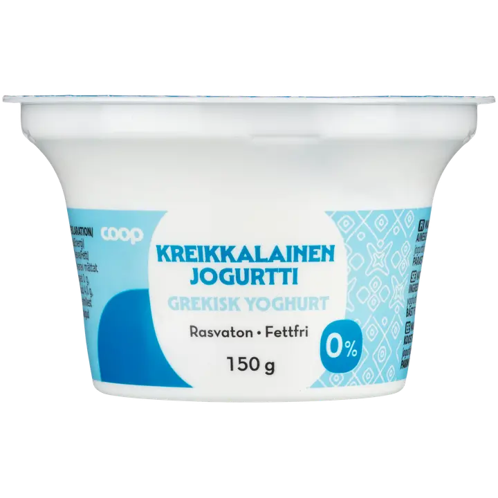 Coop Kreeka jogurt 0%, 150g