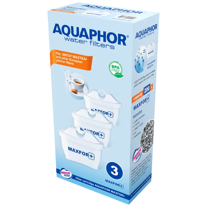 Aquaphor vedensuodatin Maxfor+ 3kpl pakkaus