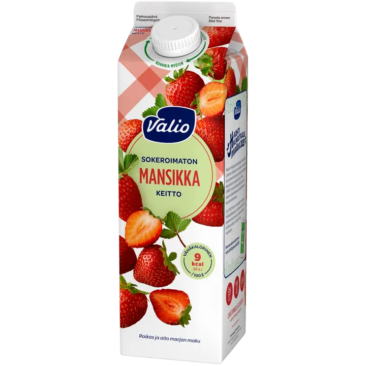 Valio mansikkakeitto 1 kg sokeroimaton