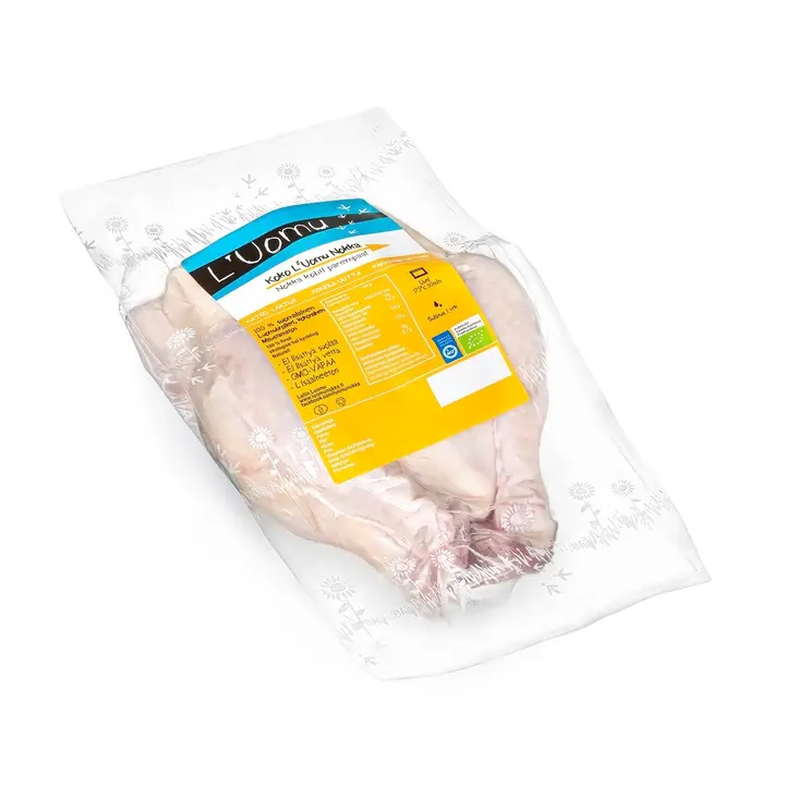 L'Uomu Nokka n.1,5kg Koko Luomubroileri kokonainen pakaste, luomukana