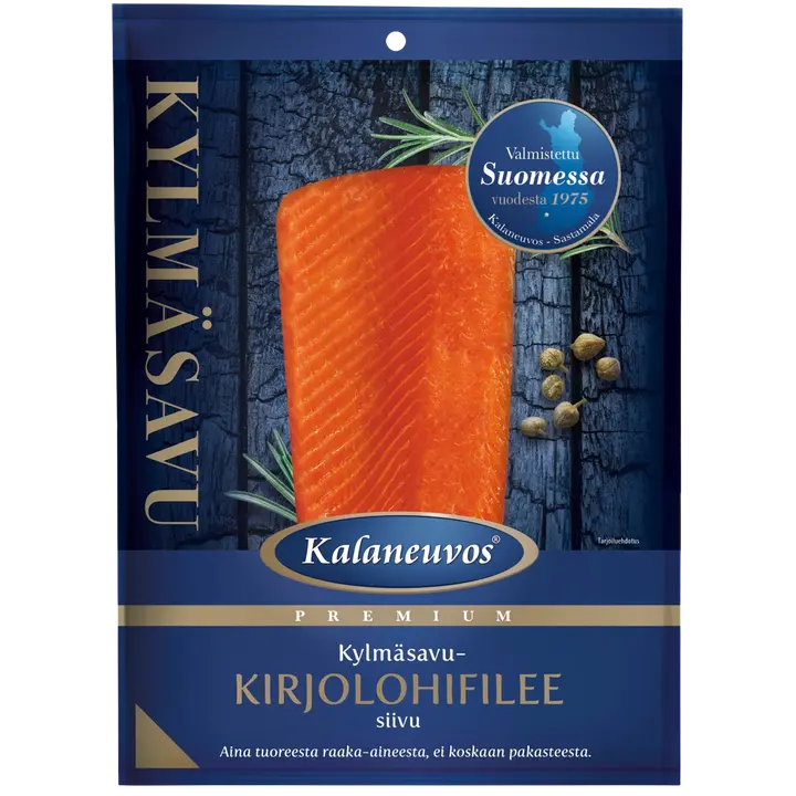 Kalaneuvos Kylmäsavukirjolohifilee siivu 150g