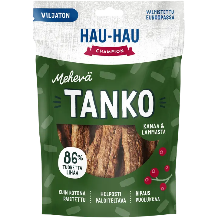 Hau-Hau Champion Mehevä Tanko Kanaa & Lammasta herkku 140 g
