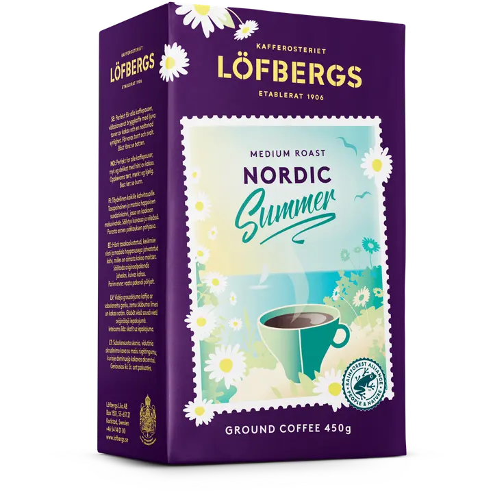 Löfbergs Nordic Suodatinkahvi 450 g Rainforest Alliance