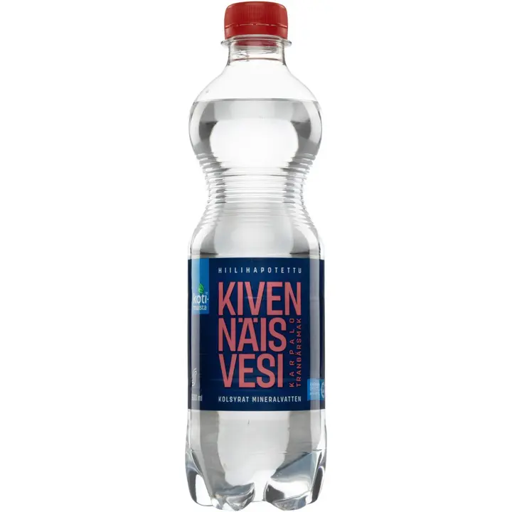 Kotimaista Kivennäisvesi karpalo kevyesti hiilihapotettu 0,5l