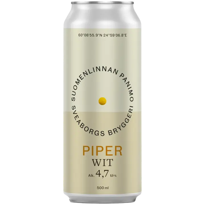 Suomenlinnan Panimo Piper Wit 4,7% 50cl tölkki