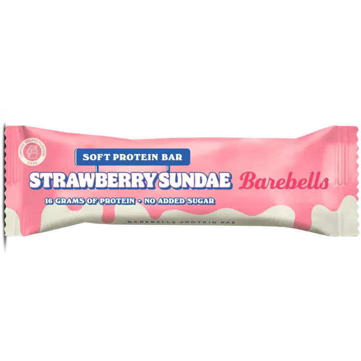 BAREBELLS Proteiinibatoon Soft Bar Strawberry Sundae 55g