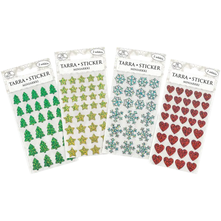 J.K. Primeco Minitarra-arkki Joulu hologrammi 2ark