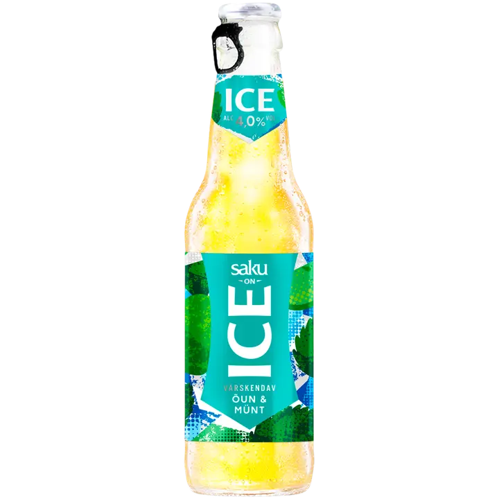 Saku On Ice õuna-mündi muu alkohoolne jook 4%vol 330 ml