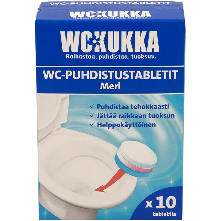 WC Kukka Meri WC-Puhdistustabletti 10x25g