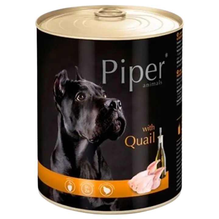 Piper märgtoit koertele vutilihaga 400g