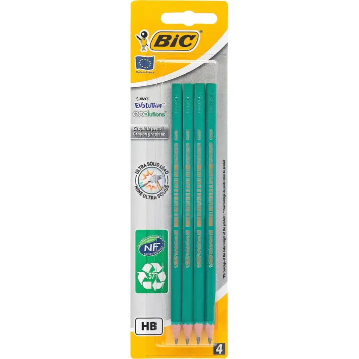 BIC Evolution lyijykynä 4kpl
