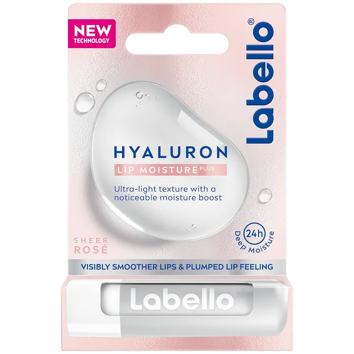 Hügeeniline huulepulk hüaluroon rose 5,2g