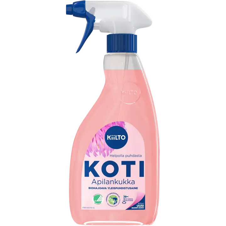 Kiilto Koti biohajoava yleispuhdistussuihke Apilankukka 600 ml
