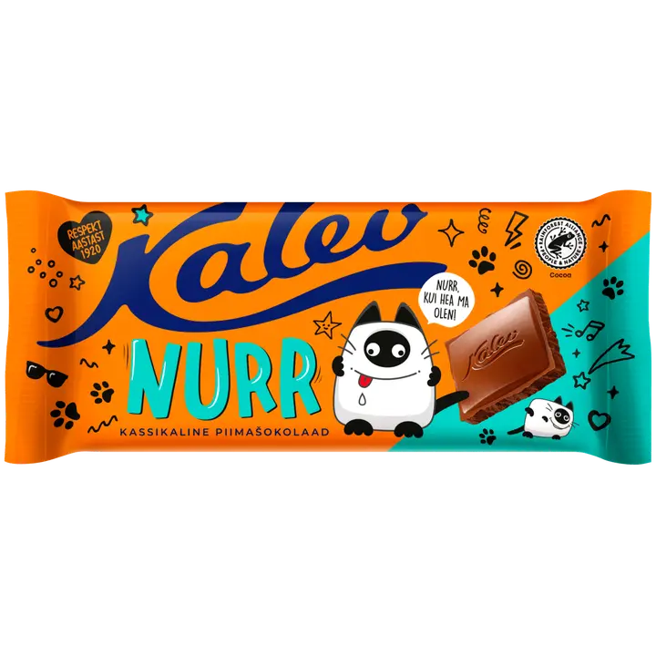 KALEV Nurr klassikaline piimašokolaad 100g