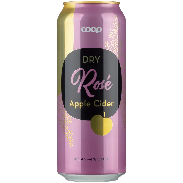 Coop Dry Rosé 4,5% 500ml kuiva rosé-omenasiideri