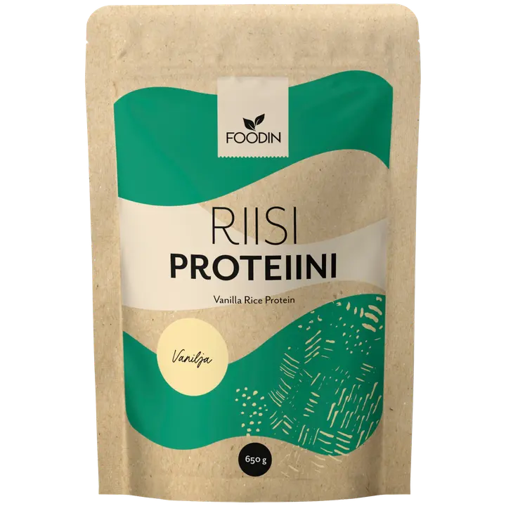 Foodin Riisiproteiini vanilja 650g