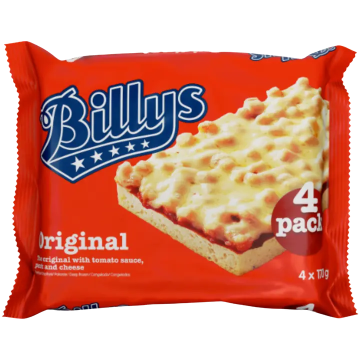 Billys Pan Pizza Original 4-pack 4x170g